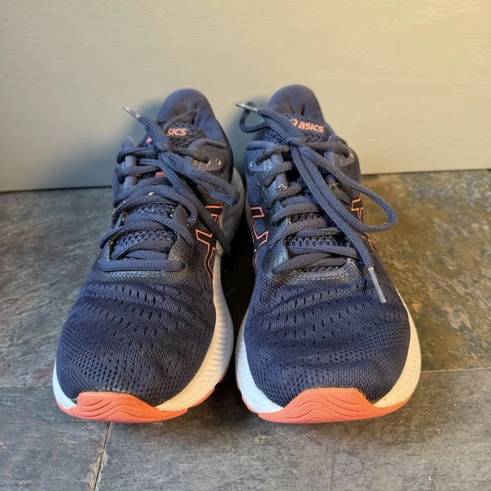 Asics Womens Gel Excite 8 1012A916 Blue Running Shoes Sneakers Size 7.5
